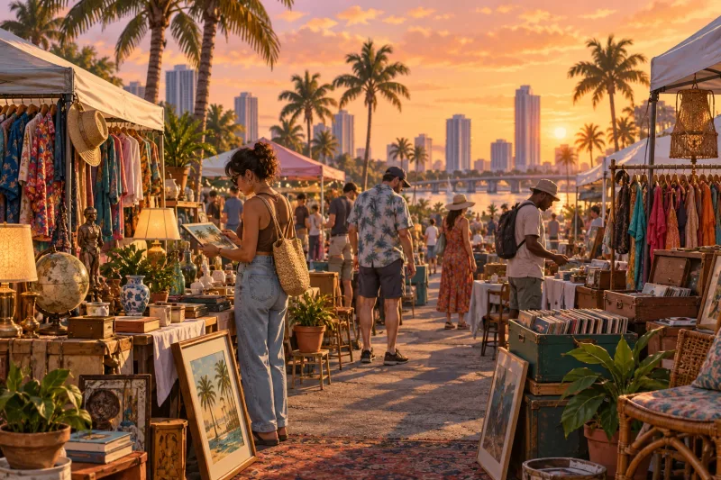 Tisha-Wocka flea market