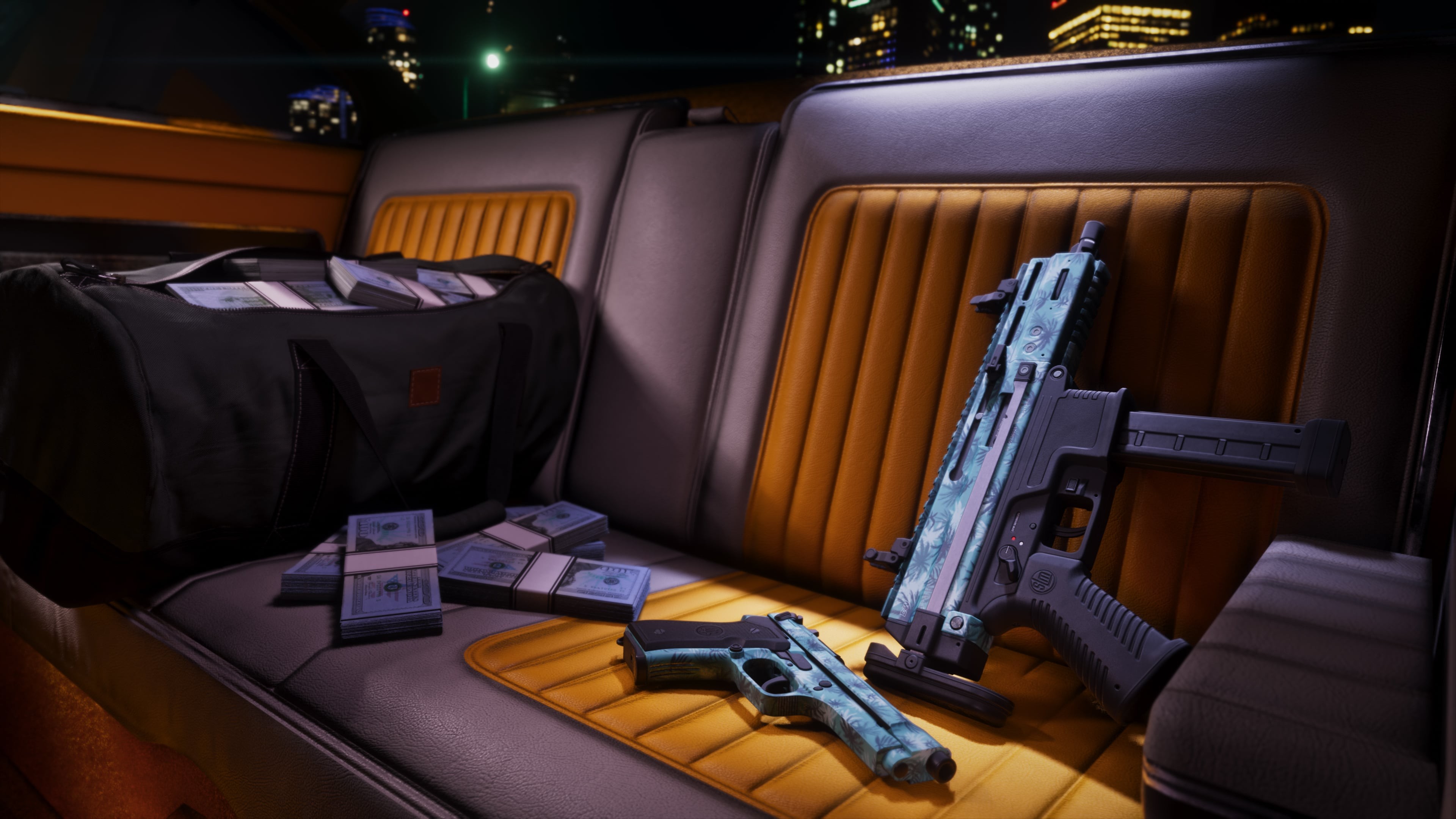 VINTAGE VICE CITY WEAPON PATTERN 01
